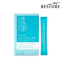 프락토올리고당 4000mg 배변활동 장건강 베스처 프리미엄 프리바이오틱스 FOS 4000 프로바이오틱스 유산균+스낵팝, 1박스, 30포