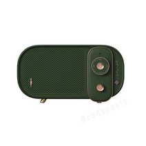 블루투스 무선 스피커 liberfeel 3d 스테레오 서라운드 hifi 무손실 전용 서브우퍼 휴대용 레트로 pk, 초록
