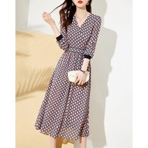 여성 반팔 롱 원피스 라운드 플라워 원피스 빅사이즈 여름 꽃무늬 플레어 여자원피스 프리사이즈 인박카005