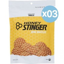 Honey Stinger 허니 스팅어 미니 와플 헬시 스낵 150g 3팩 Healthy Snack Mini Waffles Vanilla