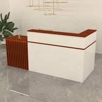 인포메이션 데스크 템바보드 프런트 데스크 리셉션, 체리 (왼쪽)