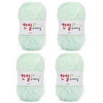 한일 클린 수세미실 80g 4p세트 37종, 35.파스텔민트 4p