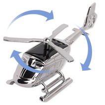 카몽 태양열 프로펠러 차량용 헬기 방향제, 블랙_젠틀맨