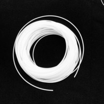 분수호스교체 농사용호스 PTFE 3D 프린터 부품 파이프 모세관 절연 호스 ID 0.3-0.6-0.8-1-1.2.1-1.8-2-2.5-3-4mm F46 경질 내식성, White_5m | ID 0.8mm x 1.6mm, 1개