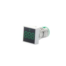 전압계 AC50-500V 스퀘어 패널 LED 디지털 디스플레이 아날로그 220V 미니 전압 테스터 감지기 게이지 전기, 05 Yellow