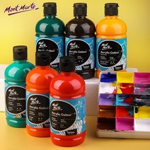 몽마르뜨 아크릴 물감 500ml 시그니처 전문가용 대용량 채색용 페인트 미술 학원 그림, 프탈로 그린