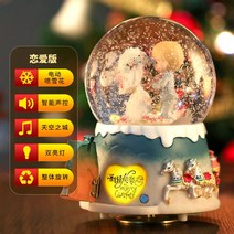 해외배송 리엘라노 크리스마스 선물 크리스털 볼 뮤직박스 회전목마팔음상자 오르골, 옵션07