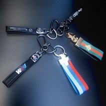 BMW 벤츠 아우디 자동차 오토바이 키링 키홀더 키커버 새차선물 열쇠고리 악세사리, 꿀벌스트랩(파랑)