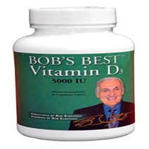Bob Barefoots Best Vitamin D3 5000 IU - 90 Vegetarian tablets, 상세내용 참조, 1