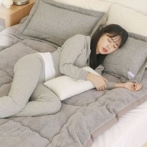 자가발열토퍼 4계절 양면 두툼한 침대 차박매트 발열토퍼, 슈퍼싱글(120x200x)