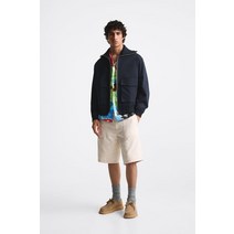 자라 ZARA 독일직구 골지 장식 봄버 재킷