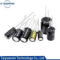 100V 160V 200V 250V 400V 450V 알루미늄 전해 콘덴서 1 2.2 3.3 4.7 10 22 33 47 68 100 120 150 220 330 470 1000, 31 450V22UF 10PCS
