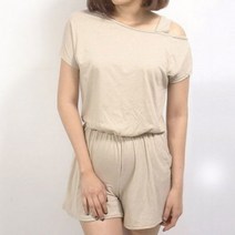 오프숄더점프수트/오버롤 점프수트 치마바지