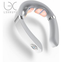 LEXKUYI 목 안마기 이완 장치 넥 숄더 넥 릴랙스 따뜻한 열기 조용한 초경량 저주파 목 마사지기+ 노년 남성 여성의 생일 선물에 대한 존경 JB-357