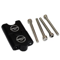 로얄 엔필드 헌터 350 오토바이 핸들 바 라이저 78 인치 바 높이 30mm, 01 Black