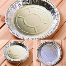 10P 캠핑 은박접시 20CM 1회용접시 피크닉접시