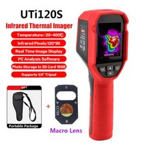 열화상 카메라 열감지 감지 열 화상 소형 Uni-t Uti120s 적외선 열 화상 카메라 120x0 이미지 그래픽 전문, 02 UTi120SwithMacroLens