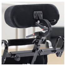 휠체어목받침 배개 머리 목지지 노인 쿠션 헤드레스트, 22mm 클립 블록 휠체어 머리 받침