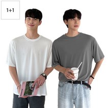 [조군샵] [1 1] 러프 링클프리 텐셀 반팔티_T6740