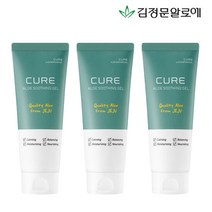 [김정문알로에] 큐어 알로에 수딩젤 150ml 3개, 단품