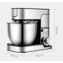 제빵반죽기 1000W 업소용 대형 베이킹믹서 전동 믹싱, 상세 페이지 참고, 5.5L 1000W 본체(확장인터페이스 불가)