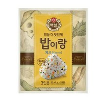 CJ더마켓 도시락 소풍 아이간식 나들이음식 탑티어 밥이랑치즈 야채후레이크 주먹밥 삼각김밥 27G, 23개