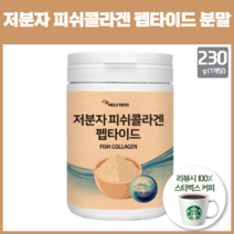 분자 작은 저분자 흡수율 높은 피쉬 콜라겐 활용도 좋게 먹는법 콜라겐 가루 분말 230g