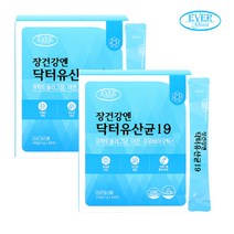 장건강앤유산균19 아연 프로바이오틱스60포 x2박스 생유산균 신바이오스틱 플락토올리고당 장건강