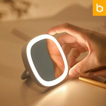 유즈비 LED 조명 휴대용 미니손거울 LED거울 조명, 선택:민트