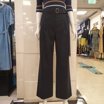 블루페페 부평점 한 번 더 다트선으로 잡아주어 앞판 들뜨지 않는 흐르는 핏 와이드 롱 팬츠