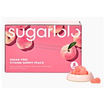 올가 간식 슈가로로 무설탕 비타민 구미 복숭아 360g(45g (360g) 탕비실 회사 어린이 성인 캠핑 차박 홈파티 영화 선물, 19개