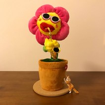 춤추는 화분 인싸템 노래하는 꽃 인형 색소폰 꽃 해바라기 장식 인형, 60곡의색소폰레드샤프코너의업그레이드버전, 40cm.49cmcm