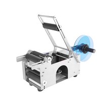 플라스틱라벨기 반자동 화장품 공장 음료수 병 포장, A. 스테인리스 스틸 모델 자동 광학 아이