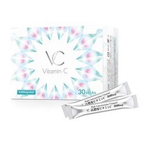 고농도 비타민 C 3000mg 영국 산 함유율 96 % 보충 분말 스틱 VC (부이시) 30 포 (1 박스), 설명 참조, 1개