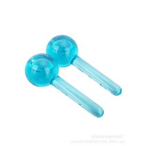 뷰티디바이스 페이셜 글로브 냉각 롤러 볼 2 개 얼굴 눈 마사지 뷰티 아이스 하키 에너지 크리스탈 워터 웨이브 스킨 케어 장치, [03] Type C, 03 Type C