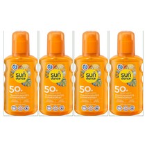 썬댄스 트랜스페어런트 선스프레이 SPF50 200ml 4팩 Sonnenspray
