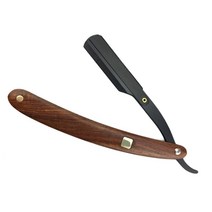 바버샵 이발소 면도기 레트로 우드핸들 수동면도기, 단품