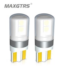 자동차전조등 2x t10 led w5w canbus 자동차 사이드 인테리어 조명 12v 24v 슈퍼 밝은 전구 3030 칩 자동 흰색 6000k 주차 마커 돔 램프 호환, 빨간색