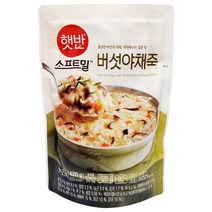 햇반 소프트밀 버섯야채죽 420g, 5개