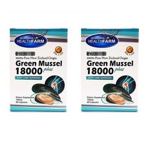 HEALTHFARM Green shell MUSSEL 18000 헬스팜 뉴질랜드 초록 홍합 관절 무릎 60정 2개