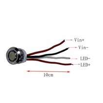 iot스위치 미니 DC12V 터치 센서 스위치 LED 램프 스트립 옷장 감지기 버튼 자동 스마트 홈 라이트 욕실 복도, 실리콘 스위치