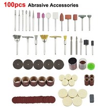 연마 그라인더 핸드피스 금속공예 세공 NEWACALOX 미니 무선 USB 가변 속도 회전 목재 조각 밀링 DC 10W, 1.100PC Accessories