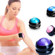 회전 마사지볼 마사지롤 롤러 지압기 롤링기 안마기, 쿠팡goldtime81 핑크