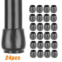 가구 부품 실리콘 테이블 의자 다리 매트 펠트 미끄럼 방지 바닥 책상 고무 발 패드 보호 바닥 커버 캡 나무 바닥 보호대, 검은색