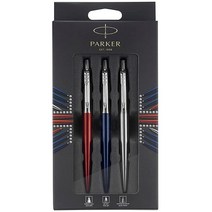 Parker Jotter 런던 트리오 디스커버리 팩 로열 블루 볼펜 레드 켄싱턴 젤 펜 & 스테인리스 스틸 메커니컬 펜슬
