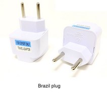 매립콘센트 산업용 노출 리미티드 압착단자 고압 볼 밸브 물 압축 오일 공기 가스 연료 3mm-12mm OD 튜브 S, 07 Brazil Plug_01 WHITE