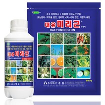 [모종심는아빠] 꽃눈분화 착과율향상에 대유 미리근 엑제 500ml 수용제 500g, 액제(500ml), 1개