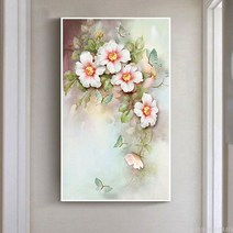 아름다운 우리나라 무궁화 만개한 꽃그림 보석십자수 DIY 세트 비즈 취미 큐빅 구슬십자수, 80x150cm