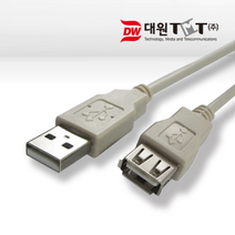 [KT알파쇼핑]대원TMT USB 연장케이블(암-수) 1M, 대원TMT USB 연장케이블[암-수] 1M