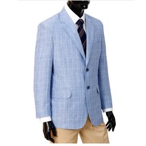 시원한 남자 여름 정장 콤비 자켓 캐주얼 양복 신사 남성 체크